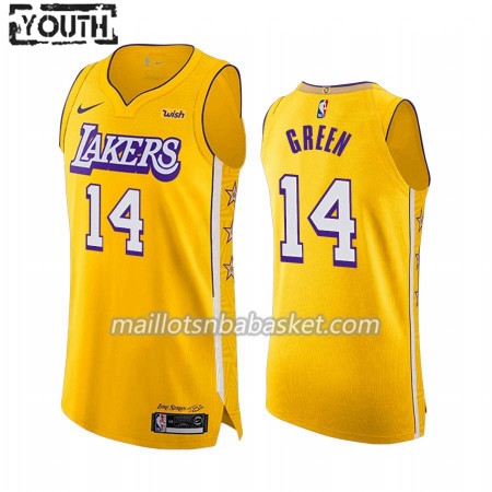 Maillot Enfant Los Angeles Lakers Danny Green 14 2019-20 Nike City Edition Swingman